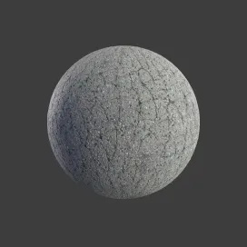 Cracked grey asphalt 2